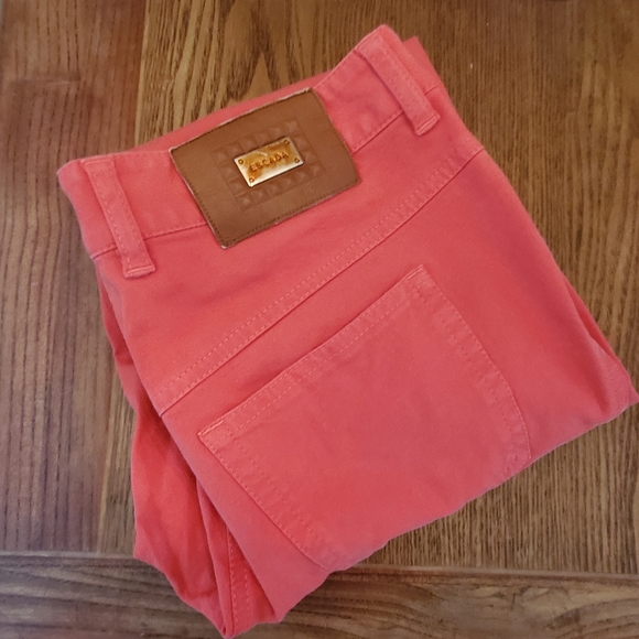 ESCADA Coral Jeans Sz EU 38 Flaws - Picture 2 of 12